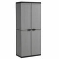 Kis Jolly Kunststoff-Hochschrank, dunkelgrau/schwarz, 1 Stück