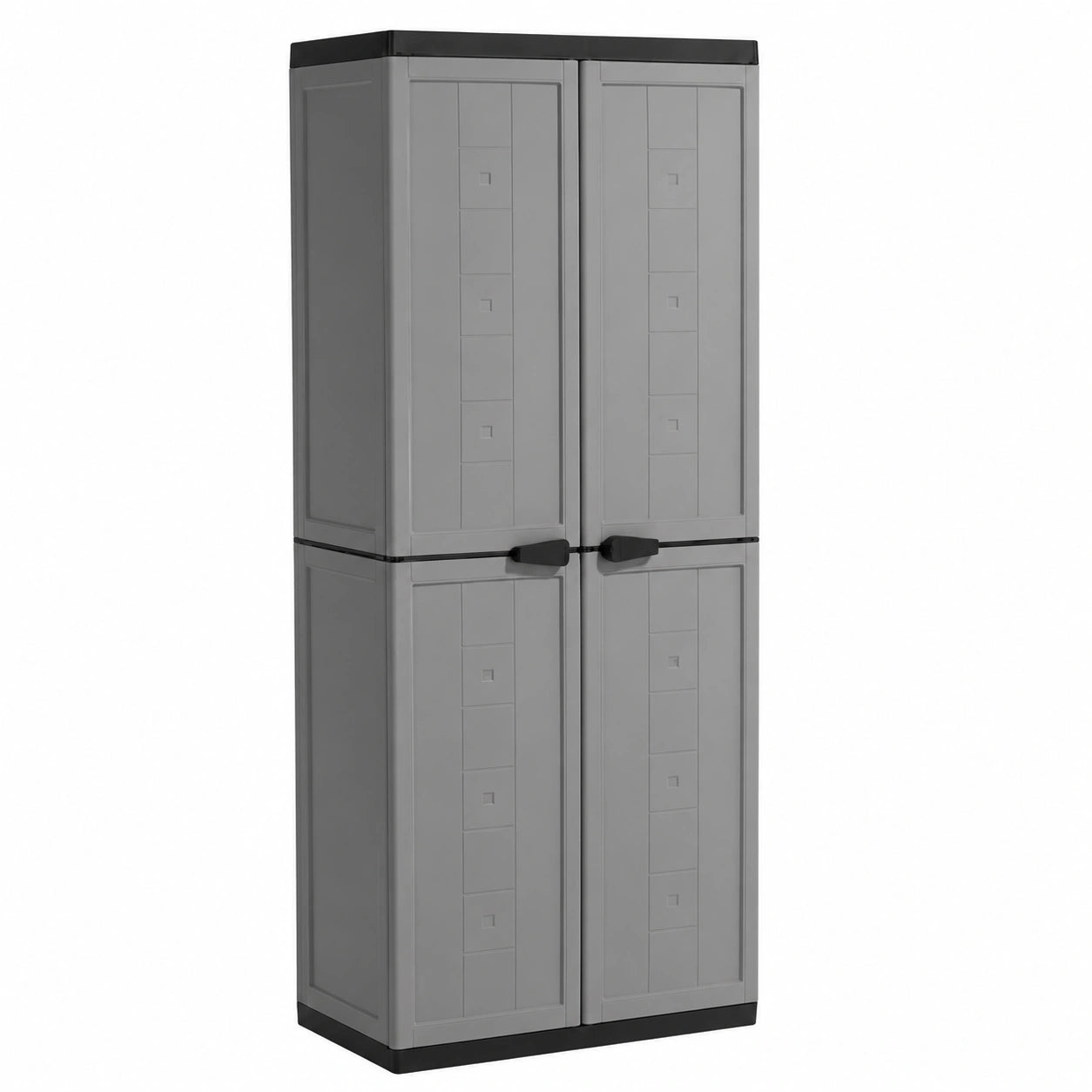 Kis Jolly Kunststoff-Hochschrank, dunkelgrau/schwarz, 1 Stück