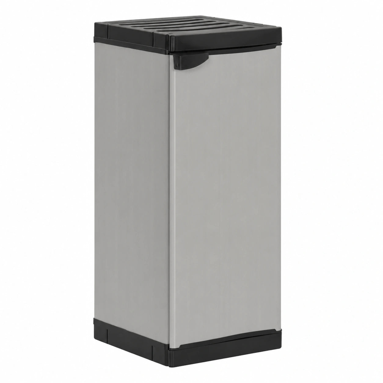 Multifunktionaler Gartenschrank Grau/Schwarz 35x40x85cm für Innen und Außen