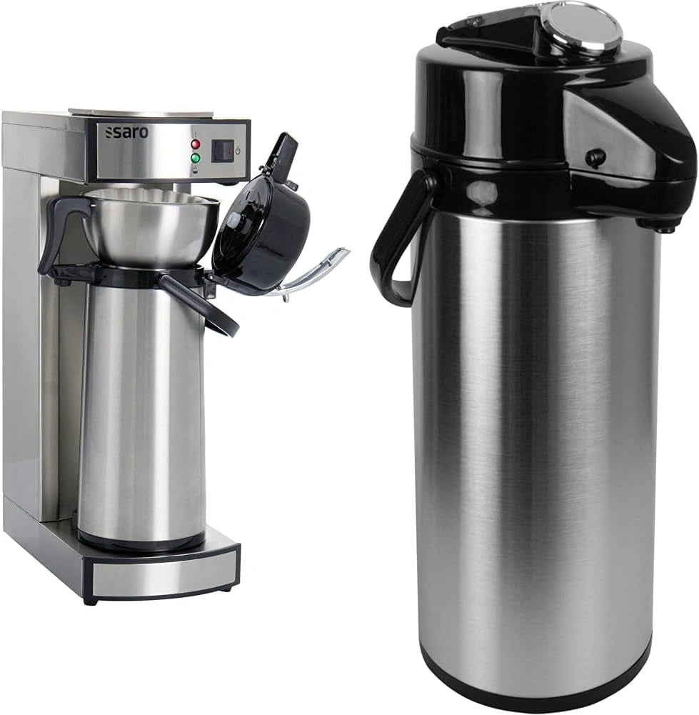 Ekspres do kawy Saro 317-2085 THERMO 24, 1900 W, 1,8 l, kolor srebrny