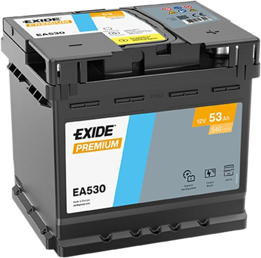 Akumulator EXIDE 12V, 53 Ah, 12 V, kolor szary