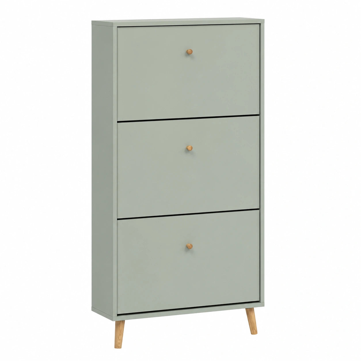 Schildmeyer Bjarne Schuhschrank, Pistaziengrün, Schmaler Stauraum, 60x20x131 cm