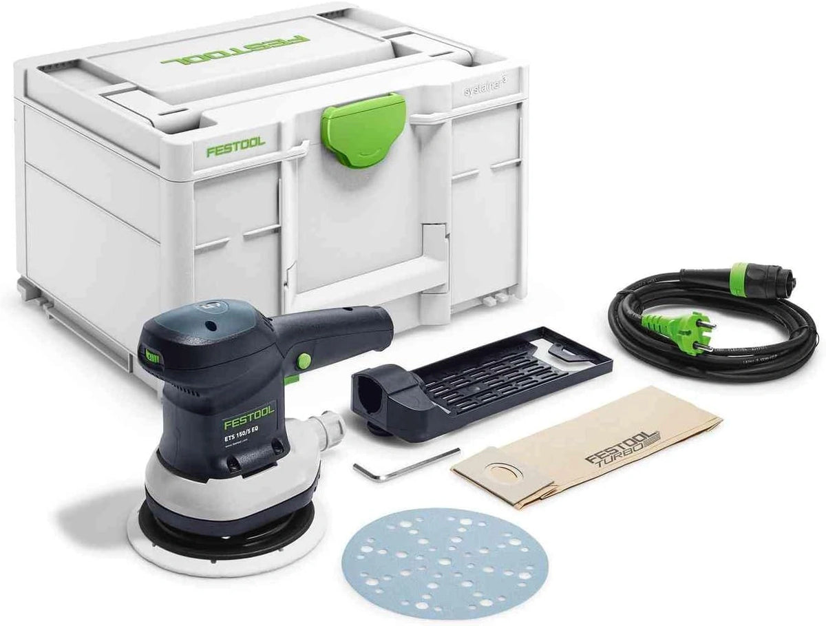 Szlifierka mimośrodowa Festool ETS 150, kolor szary i biały