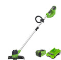 Podkaszarka Greenworks G40LTK2, 2 Ah, 40 V, kolor zielony i szary