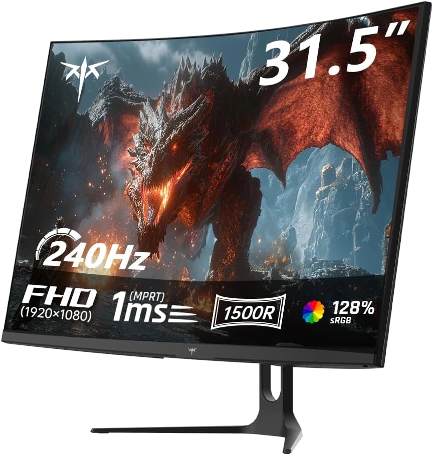 Monitor KTC, 32 cali, kolor czarny i szary