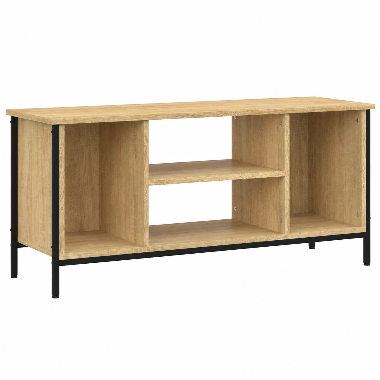 Industrieller TV-Schrank aus Sonoma-Eiche 102x35x45cm für Wohnzimmer