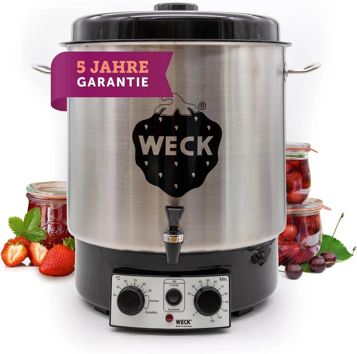 Termostat WECK WAT25-A, 30 l, kolor czarny