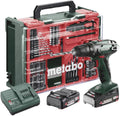 Wiertarko-wkrętarka Metabo BS 18, 2 Ah, 18 V, kolor szary i czerwony
