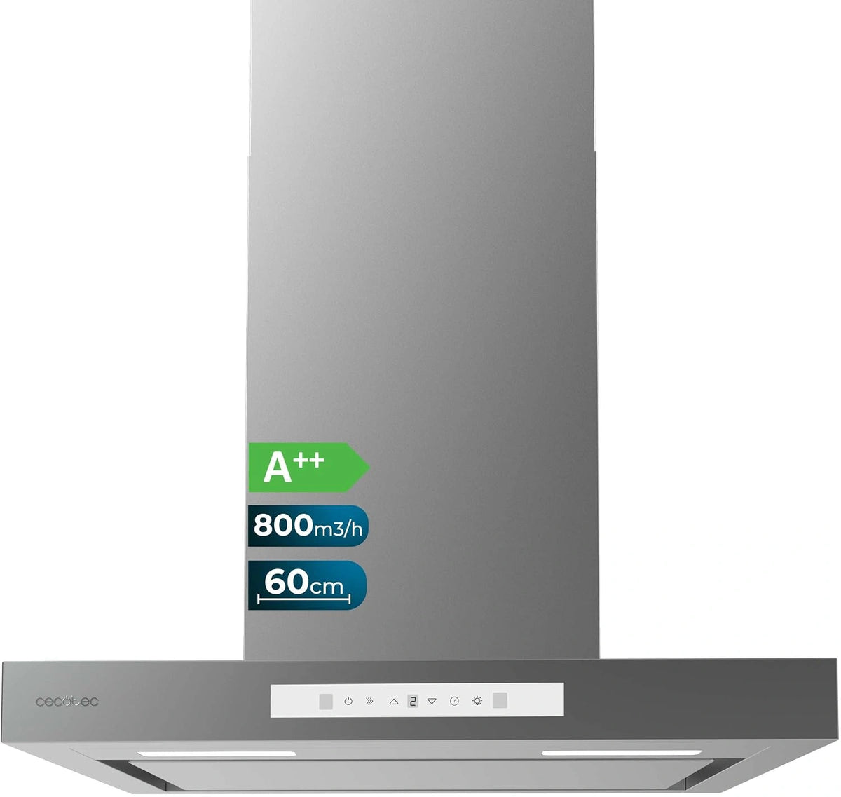 Okap kuchenny Cecotec TT 608000, 210 W, kolor biały