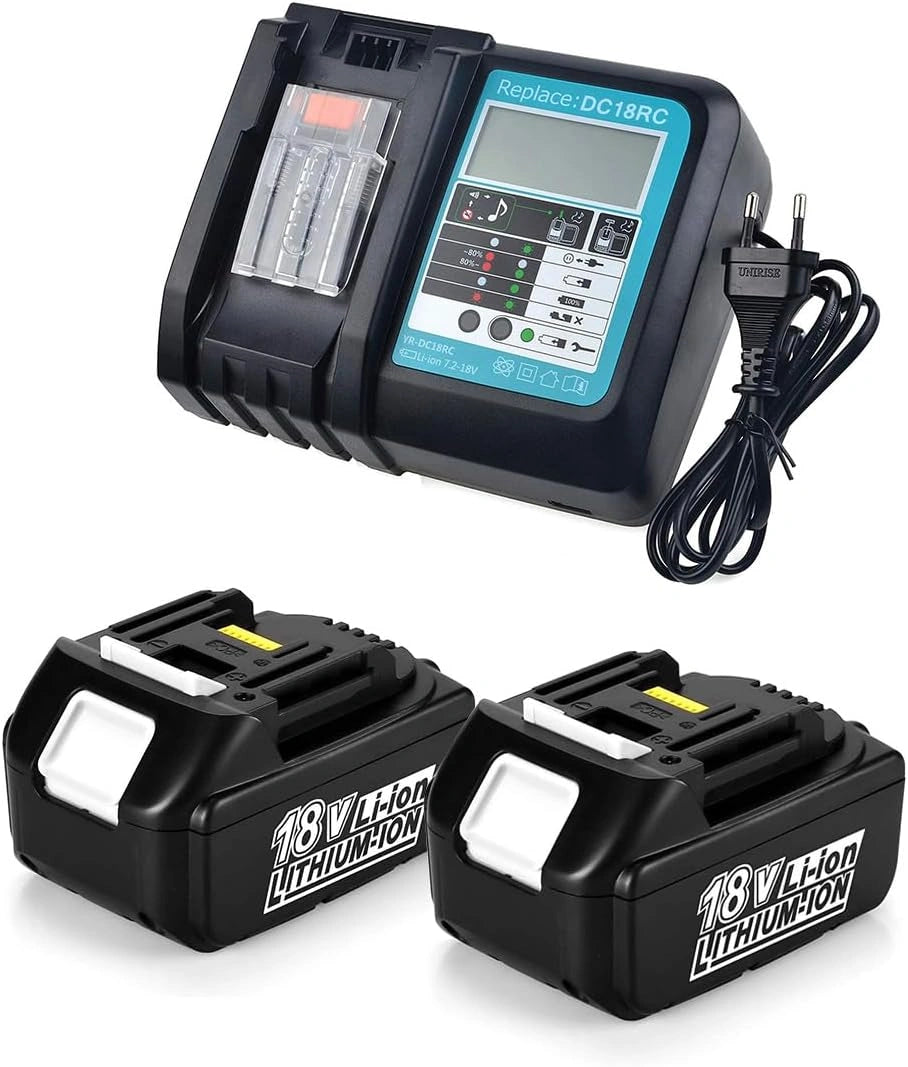 Pilarka łańcuchowa Akumulator BL1850B, 5,0 Ah, 18 V, kolor czarny