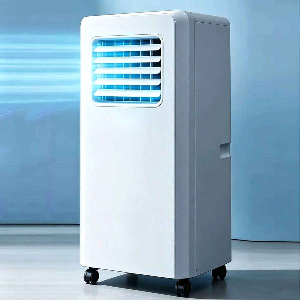 Klimatyzator, 8000 BTU, do 300 m², programator czasowy, kolor czarny
