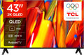 Telewizor TCL 43V5C, kolor czerwony