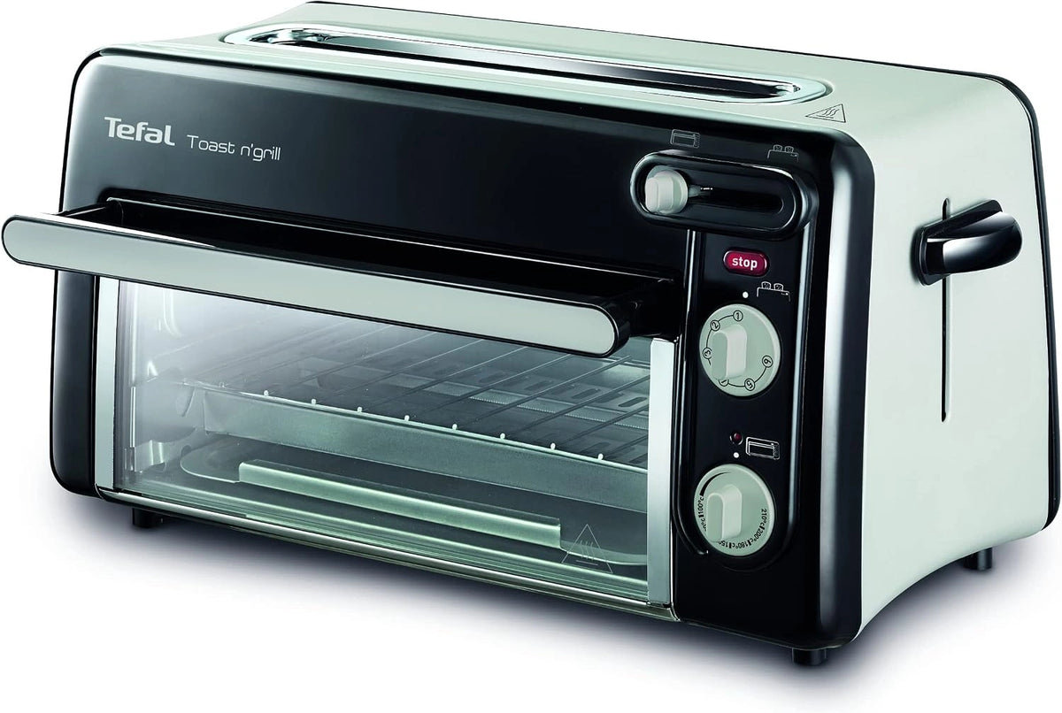 Opiekacz do kanapek Tefal TL6008, 1300 W, kolor czarny i srebrny
