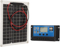 Panel fotowoltaiczny Panel DC 12, 300 W, 12 V, kolor szary i czarny