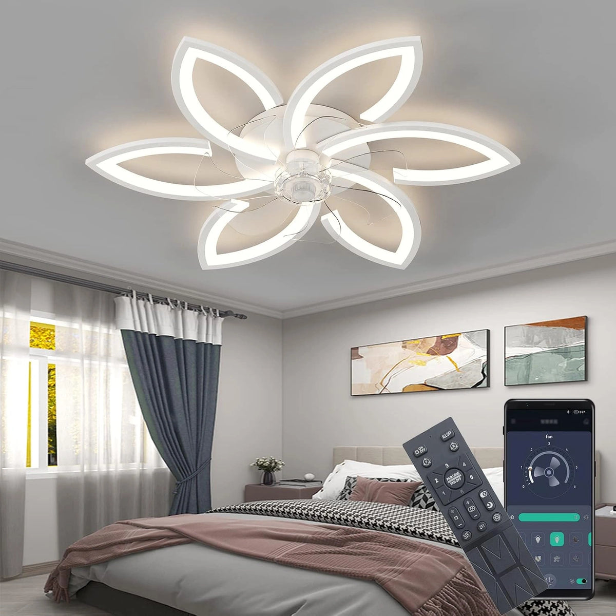Wentylator Cichy, 70 W, pilot zdalnego sterowania, kolor biały