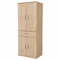 mokebo Multifunktionsschrank aus Holz mit Schublade, Made in Germany, Sonoma Eiche