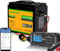 Akumulator ECO-WORTHY LiFePO4, 50 Ah, 640 Wh, 12 V, kolor czarny