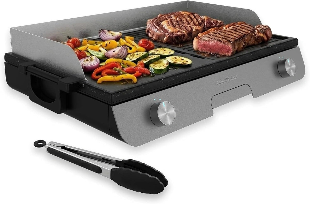Grill elektryczny Cecotec, kolor szary i czarny