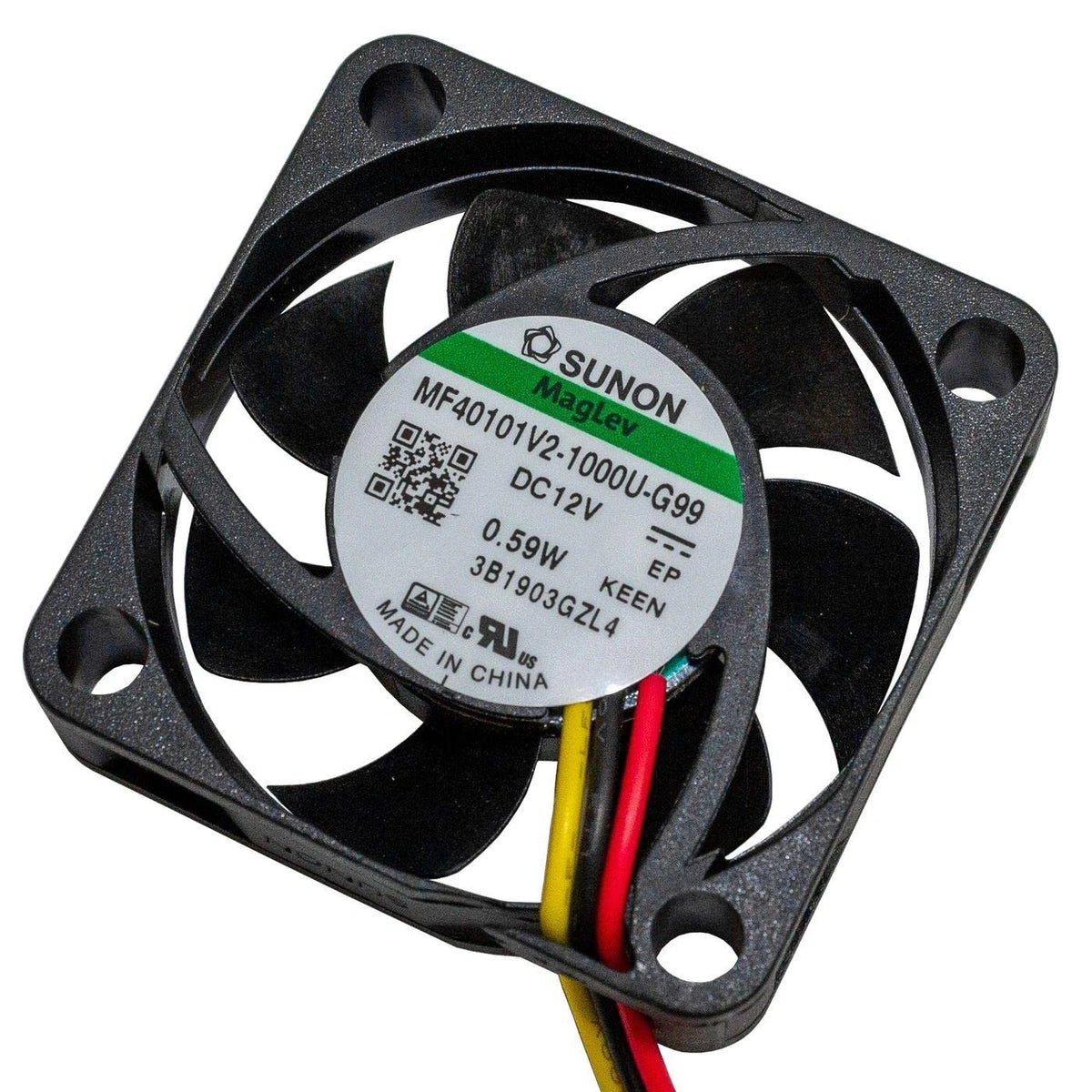 Wentylator SUNON MF40101V2100UG99 SUNON 12, 12 V, kolor szary i czarny