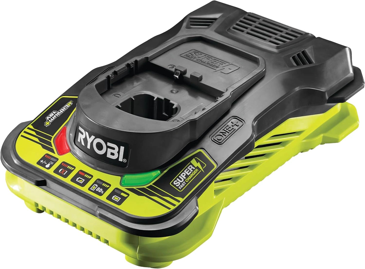 Ładowarka akumulatorów Ryobi RC18150, 18 V, kolor szary i żółty
