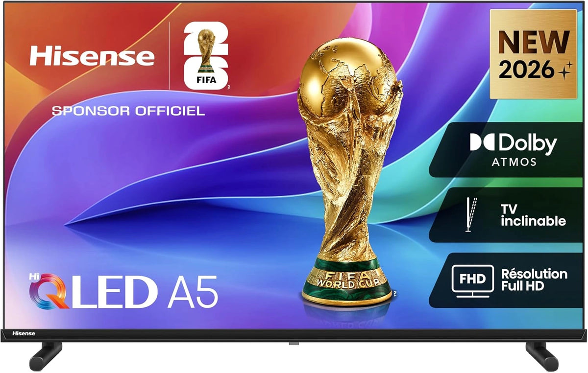 Telewizor Hisense 32A5S U7.6, Wi-Fi, kolor czarny